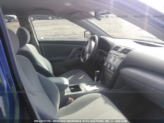 4T1BE46K37U124188 - 2007 TOYOTA CAMRY NEW GENERAT CE/LE/XLE/SE BLUE photo 5