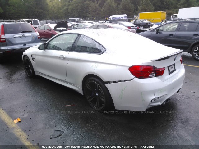 WBS3R9C56HK710026 - 2017 BMW M4 WHITE photo 3