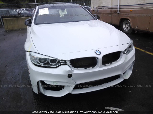 WBS3R9C56HK710026 - 2017 BMW M4 WHITE photo 6