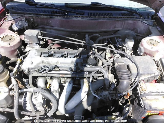 1Y1SK54822Z411331 - 2002 CHEVROLET GEO PRIZM LSI RED photo 10