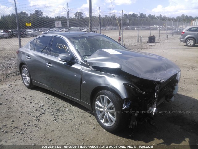 JN1CV7AP9JM240017 - 2018 INFINITI Q50 PURE/LUXE GRAY photo 1