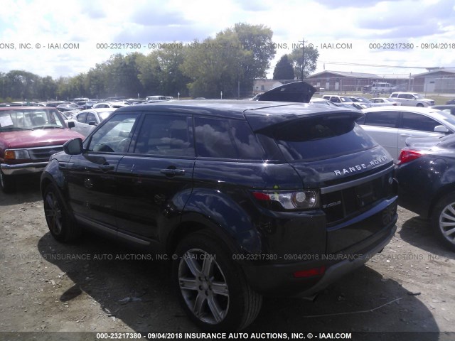 SALVP2BG5FH073875 - 2015 LAND ROVER RANGE ROVER EVOQU PURE PLUS BLACK photo 3