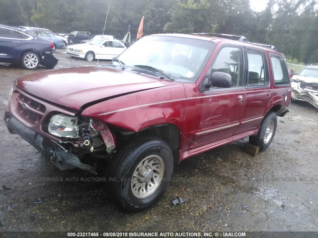 1FMZU62X6YZB35110 - 2000 FORD EXPLORER XLS RED photo 2