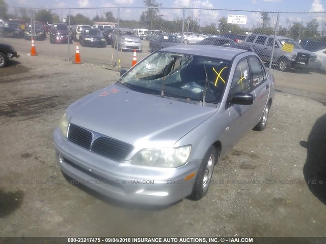 JA3AJ26E13U001041 - 2003 MITSUBISHI LANCER ES SILVER photo 2