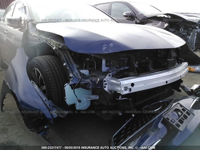 19UUB1F59JA005604 - 2018 ACURA TLX TECH BLUE photo 6