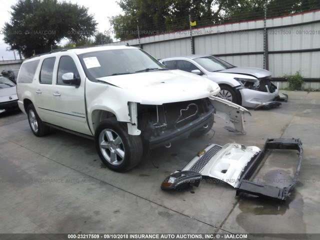 1GNSKKE78DR117046 - 2013 CHEVROLET SUBURBAN K1500 LTZ CREAM photo 1