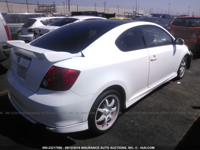 JTKDE167160141898 - 2006 TOYOTA SCION TC 白色 照片 4