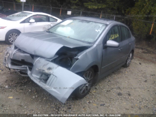 3N1CB61E97L690772 - 2007 NISSAN SENTRA SE-R SPEC V GRAY photo 2