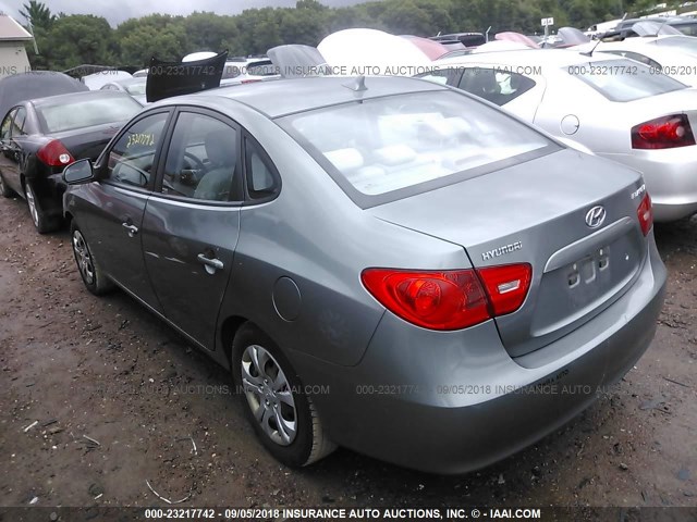 KMHDU46D09U782471 - 2009 HYUNDAI ELANTRA GLS/SE GRAY photo 3