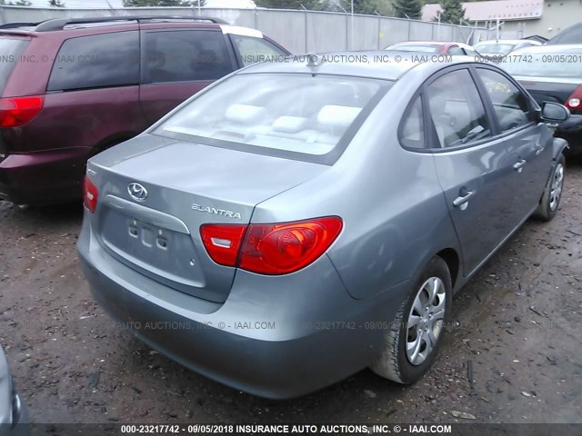 KMHDU46D09U782471 - 2009 HYUNDAI ELANTRA GLS/SE GRAY photo 4