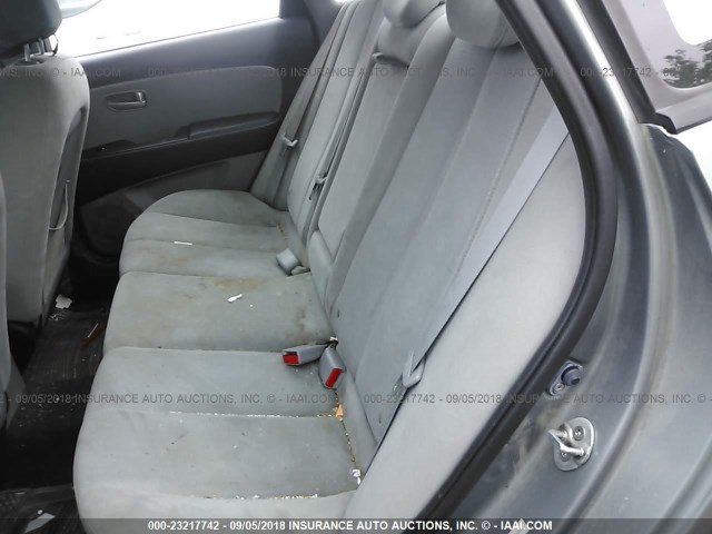 KMHDU46D09U782471 - 2009 HYUNDAI ELANTRA GLS/SE GRAY photo 8