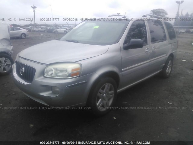 5GADV33L25D162384 - 2005 BUICK TERRAZA CXL SILVER photo 2