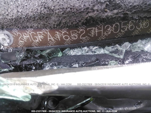 2HGFA16527H305636 - 2007 HONDA CIVIC LX GRAY photo 9