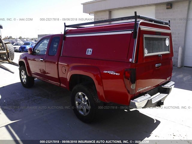 1GTJSCDE5A8112785 - 2010 GMC CANYON SLE RED photo 3