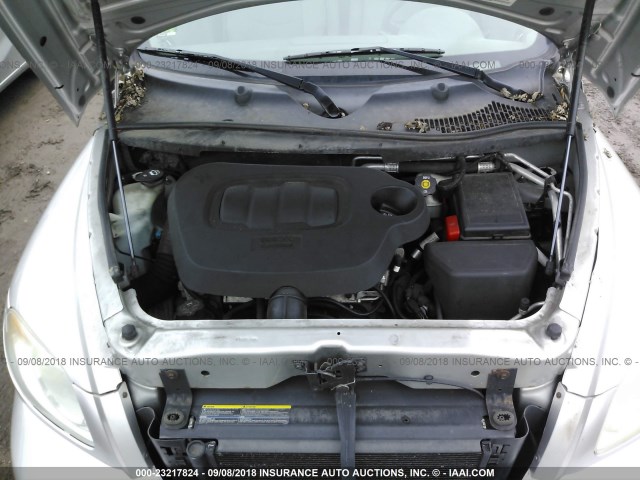 3GNDA13DX8S638593 - 2008 CHEVROLET HHR LS SILVER photo 10