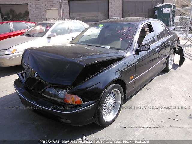 WBADM6346YGU26525 - 2000 BMW 528 I AUTOMATIC BLACK photo 2