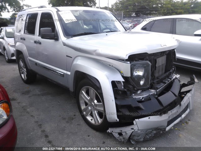 1C4PJMFK3CW123322 - 2012 JEEP LIBERTY JET SILVER photo 1