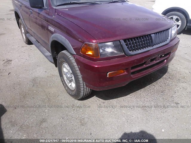 JA4MP31H7XP042224 - 1999 MITSUBISHI MONTERO SPORT LS/SPORT XLS RED photo 6