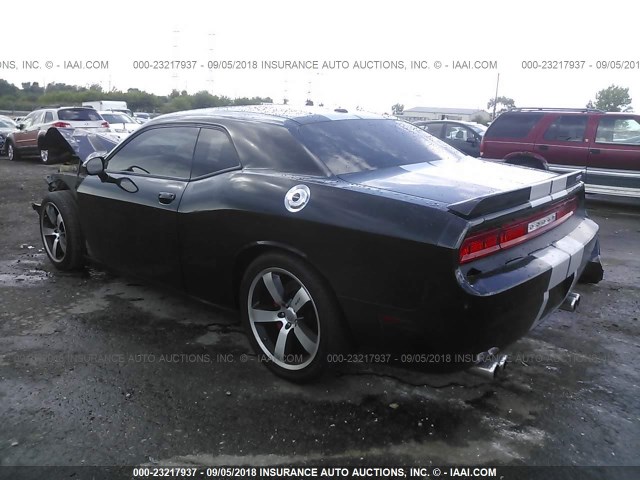 2B3CJ7DJ0BH552961 - 2011 DODGE CHALLENGER SRT-8 黑色 照片 3