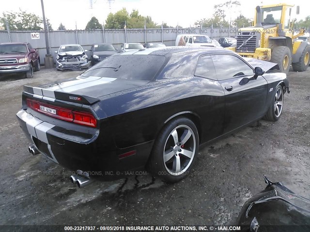 2B3CJ7DJ0BH552961 - 2011 DODGE CHALLENGER SRT-8 黑色 照片 4