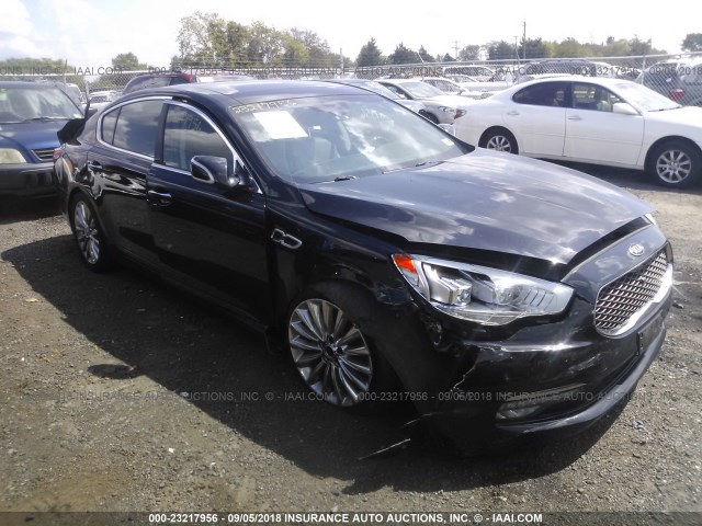 KNALW4D48F6021701 - 2015 KIA K900 BLACK photo 1