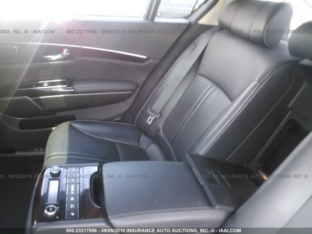 KNALW4D48F6021701 - 2015 KIA K900 BLACK photo 8