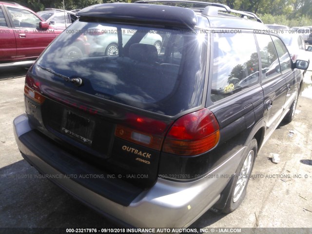 4S3BG6852X7649467 - 1999 SUBARU LEGACY OUTBACK/SSV/LIMITED/30TH BLACK photo 4