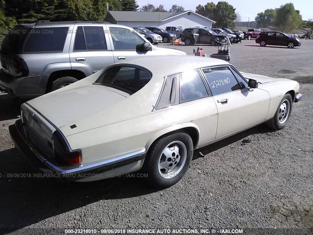 SAJNV5847GC129276 - 1986 JAGUAR XJS TAN photo 4