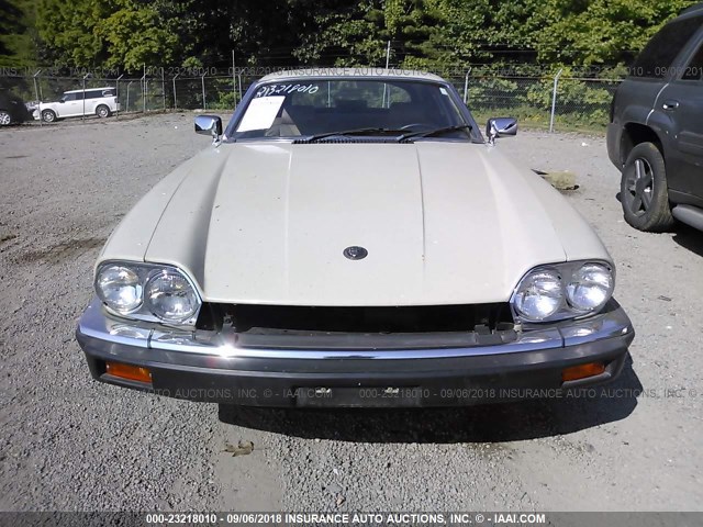 SAJNV5847GC129276 - 1986 JAGUAR XJS TAN photo 6