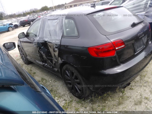 WAUHF78P49A045135 - 2009 AUDI A3 2.0T GRAY photo 3