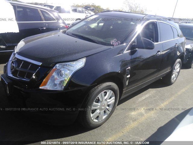 3GYFNGE36CS652703 - 2012 CADILLAC SRX BLACK photo 2