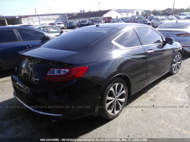1HGCT2B88DA011252 - 2013 HONDA ACCORD EXL BLACK photo 4
