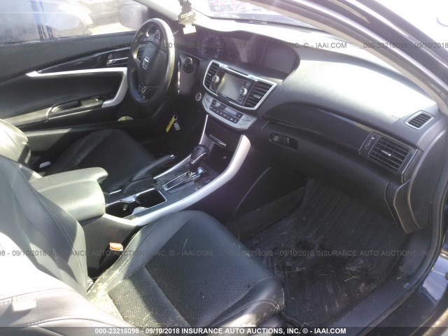 1HGCT2B88DA011252 - 2013 HONDA ACCORD EXL BLACK photo 5