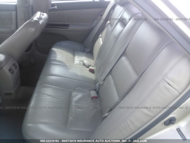 4T1BE32K64U821625 - 2004 TOYOTA CAMRY LE/XLE/SE Алтын фото 8