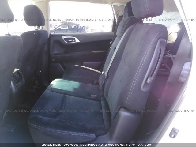 5N1AR2MN5EC671449 - 2014 NISSAN PATHFINDER S/SV/SL/PLATINUM SILVER photo 8