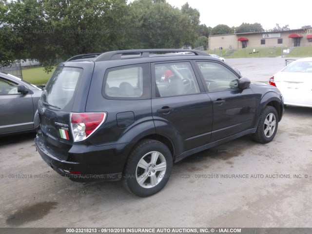 JF2SH6BC1AG791497 - 2010 SUBARU FORESTER XS Noir photo 4