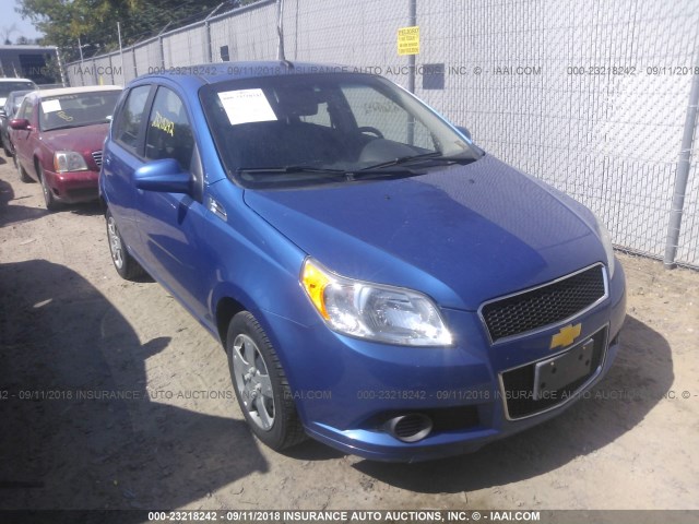 KL1TD6DE0AB080195 - 2010 CHEVROLET AVEO LS/LT 蓝色 照片 1