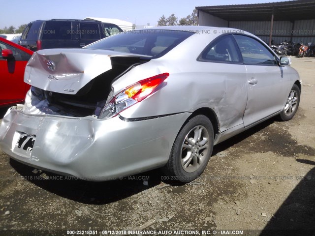 4T1CA38PX5U051353 - 2005 TOYOTA CAMRY SOLARA SE/SLE Gümüş foto 4