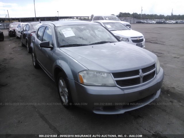 1B3LC56K68N160684 - 2008 DODGE AVENGER SXT BLUE photo 1