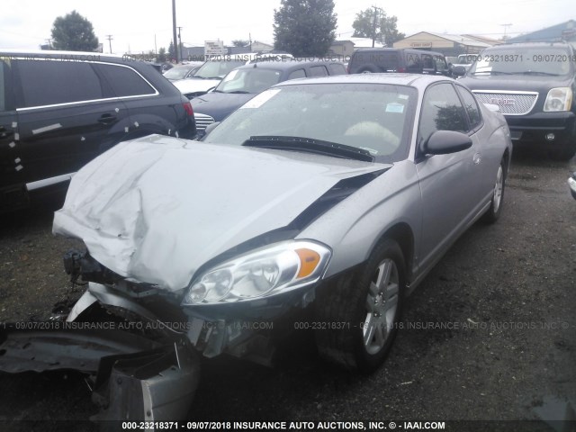 2G1WK15K679270766 - 2007 CHEVROLET MONTE CARLO LT SILVER photo 2