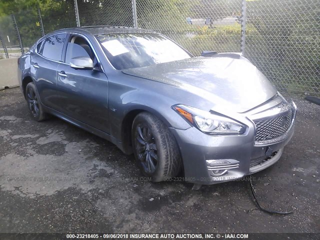 JN1BY1AR0FM561453 - 2015 INFINITI Q70 3.7 GRAY photo 1