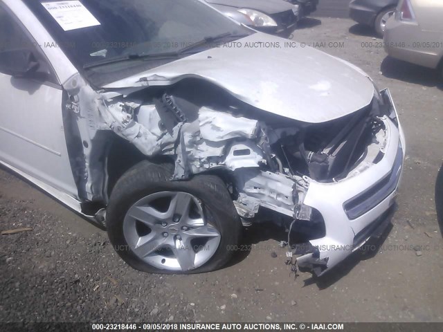 1G1ZG57B99F247625 - 2009 CHEVROLET MALIBU LS Ақ фото 6