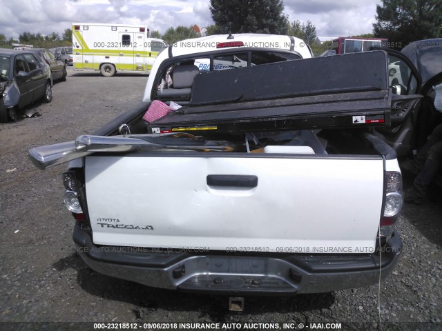 3TMLU4EN5EM154947 - 2014 TOYOTA TACOMA DOUBLE CAB თეთრი ფოტო 8