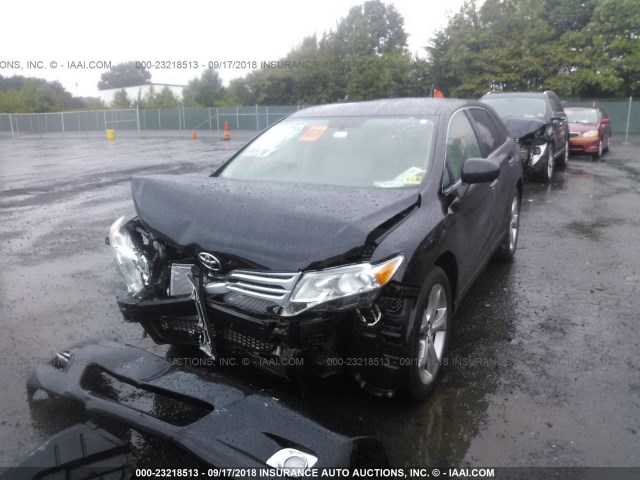 4T3ZK11A69U018316 - 2009 TOYOTA VENZA BLACK photo 2