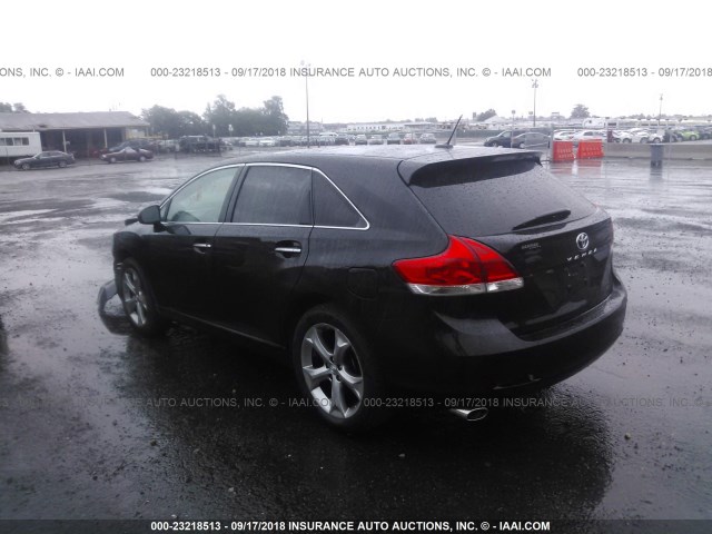 4T3ZK11A69U018316 - 2009 TOYOTA VENZA BLACK photo 3