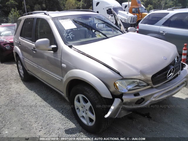4JGAB72E61A242797 - 2001 MERCEDES-BENZ ML 430 金色 照片 1