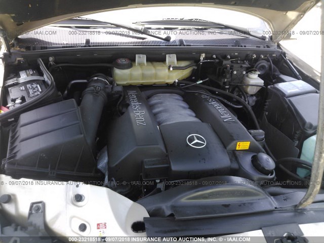 4JGAB72E61A242797 - 2001 MERCEDES-BENZ ML 430 金色 照片 10