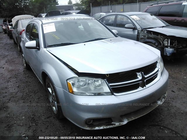 1B3BD2FG7BN540997 - 2011 DODGE AVENGER LUX SILVER photo 1