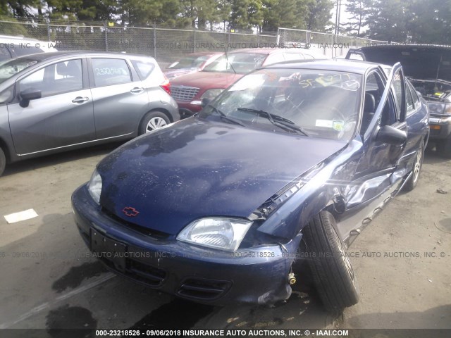 1G1JC524327232054 - 2002 CHEVROLET CAVALIER CNG BLUE photo 2