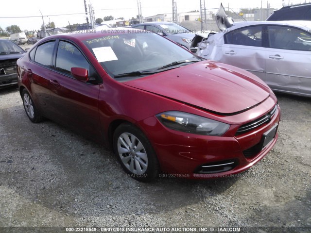 1C3CDFBB7ED676923 - 2014 DODGE DART SXT RED photo 1